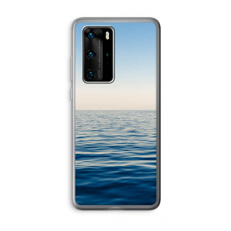 Water horizon: Huawei P40 Pro Transparant Hoesje