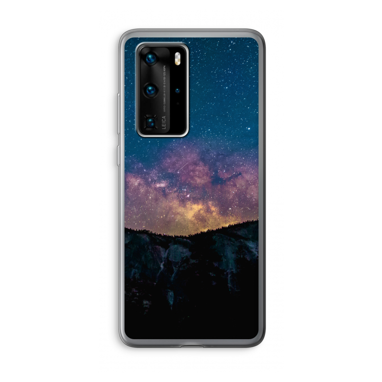 Travel to space: Huawei P40 Pro Transparant Hoesje