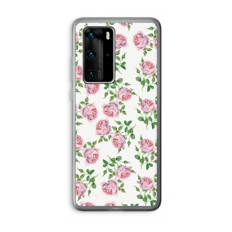 Kleine roosjes: Huawei P40 Pro Transparant Hoesje