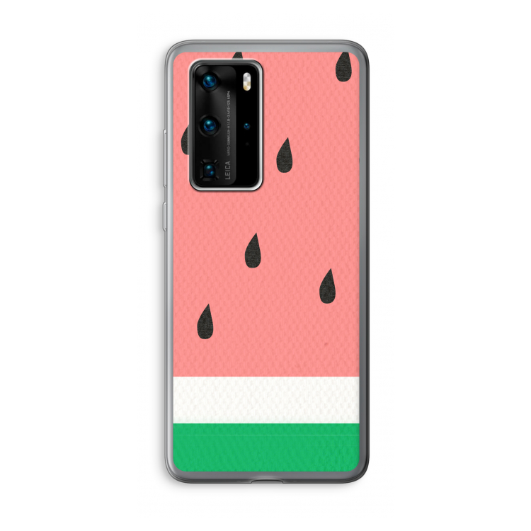 Watermeloen: Huawei P40 Pro Transparant Hoesje