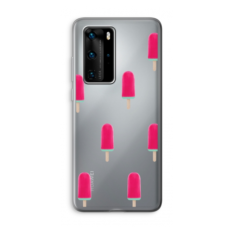 Waterijsje: Huawei P40 Pro Transparant Hoesje