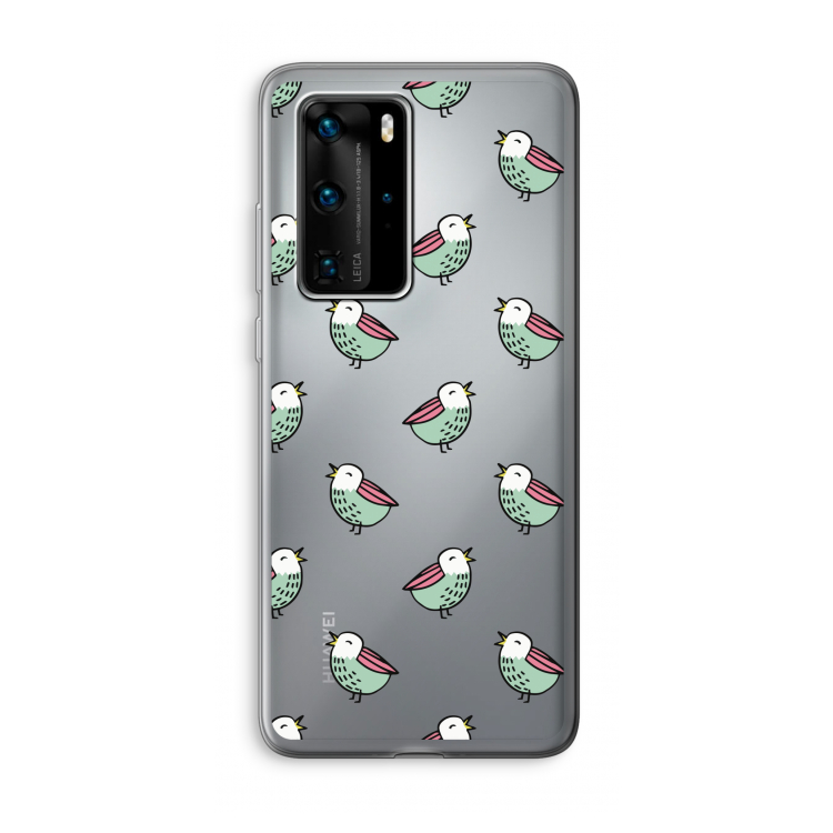 Vogeltjes: Huawei P40 Pro Transparant Hoesje