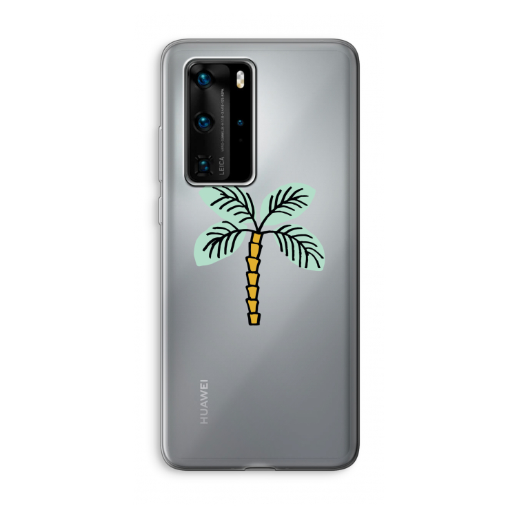 Palmboom: Huawei P40 Pro Transparant Hoesje