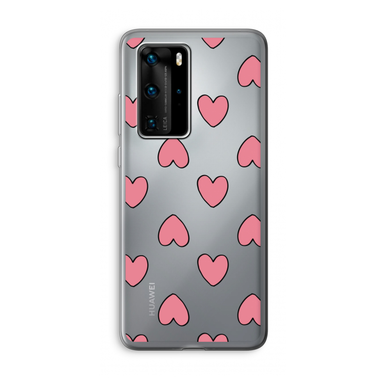 Ondersteboven verliefd: Huawei P40 Pro Transparant Hoesje