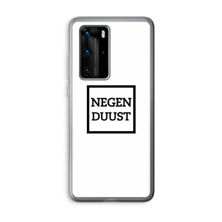 Negenduust vierkant: Huawei P40 Pro Transparant Hoesje