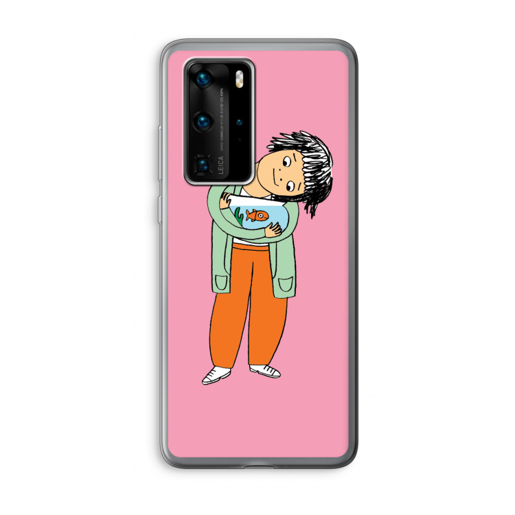 Visknuffel: Huawei P40 Pro Transparant Hoesje