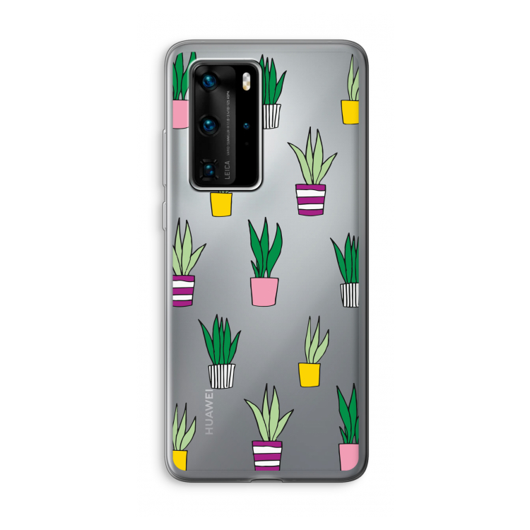 Sanseveria: Huawei P40 Pro Transparant Hoesje