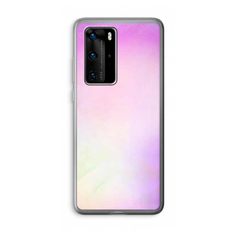 Flow mist pastel: Huawei P40 Pro Transparant Hoesje