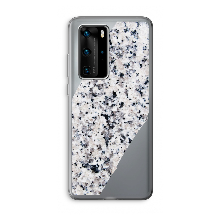 Gespikkelde marmer: Huawei P40 Pro Transparant Hoesje