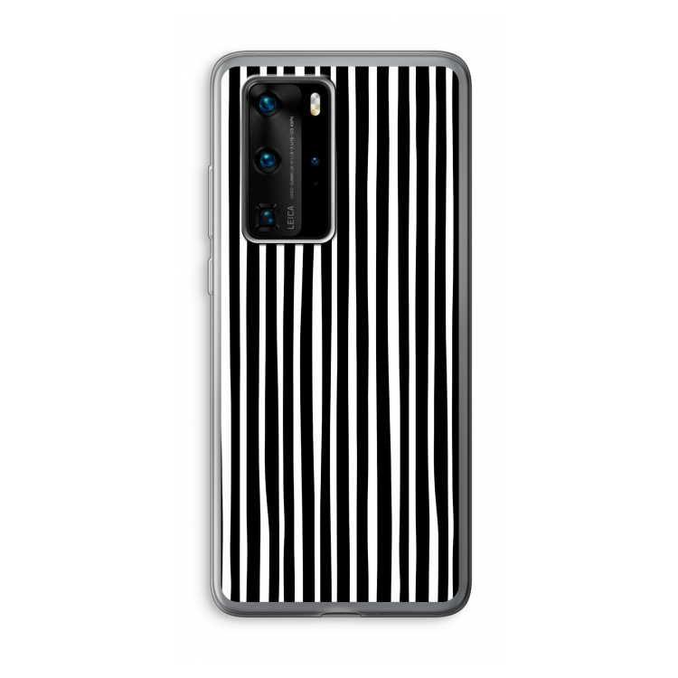 Stripes: Huawei P40 Pro Transparant Hoesje