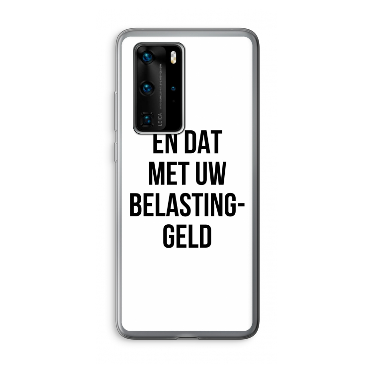 Belastinggeld: Huawei P40 Pro Transparant Hoesje