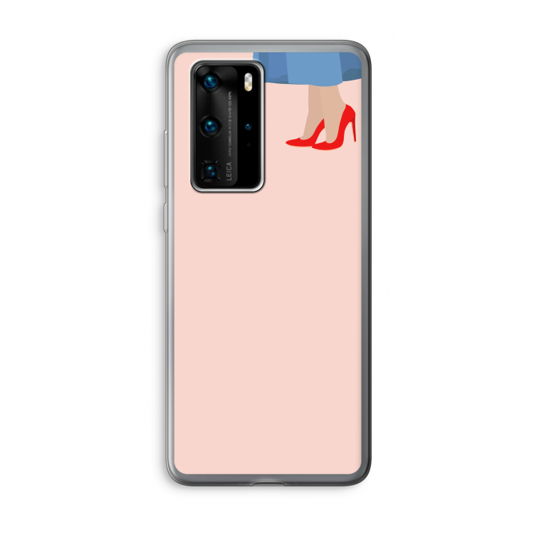 High heels: Huawei P40 Pro Transparant Hoesje