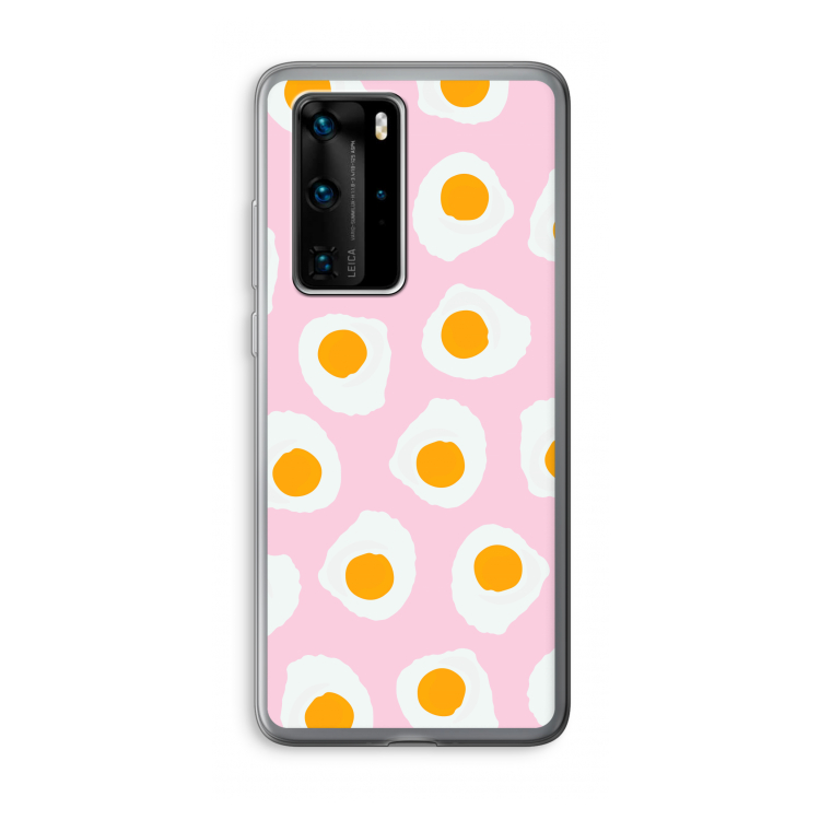 Dancing eggs: Huawei P40 Pro Transparant Hoesje