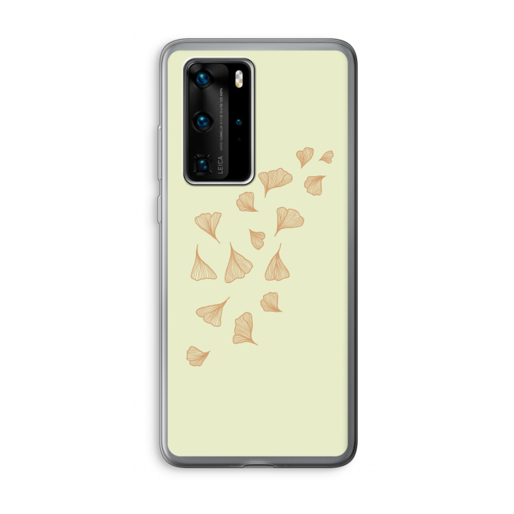Falling Leaves: Huawei P40 Pro Transparant Hoesje
