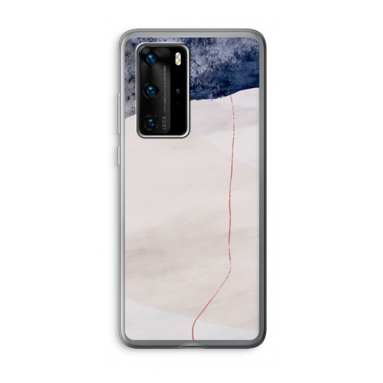 Stone White: Huawei P40 Pro Transparant Hoesje