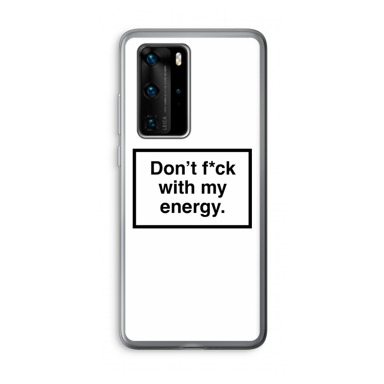 My energy: Huawei P40 Pro Transparant Hoesje