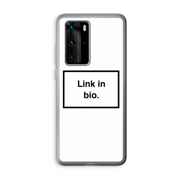 Link in bio: Huawei P40 Pro Transparant Hoesje