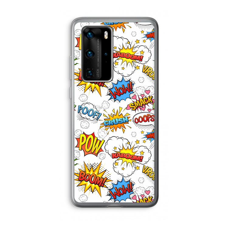 Pow Smack: Huawei P40 Pro Transparant Hoesje