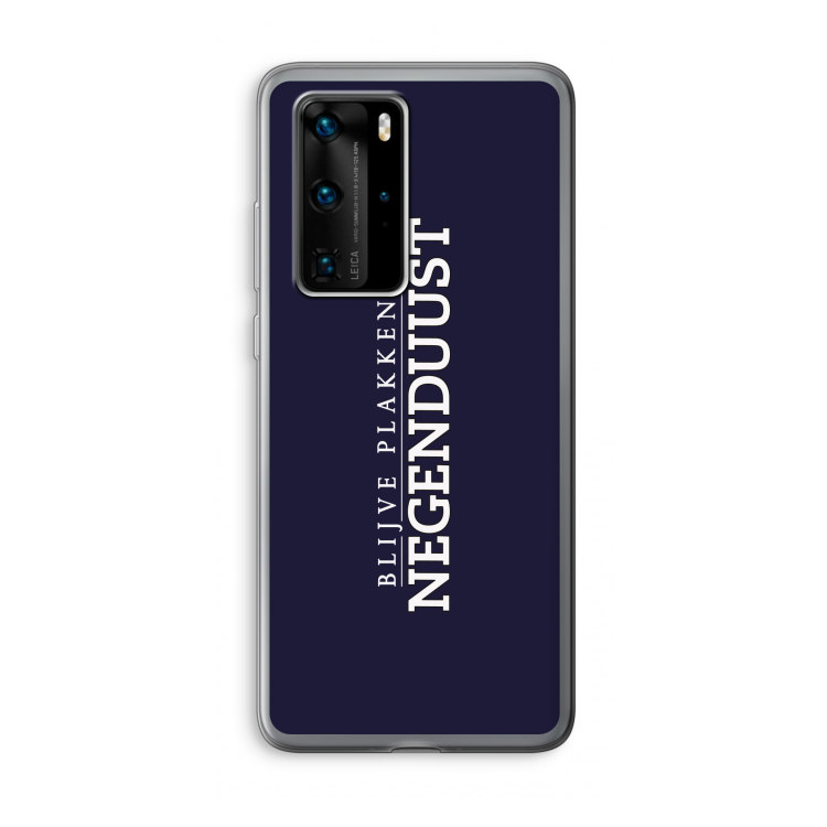 Blijve plakken in Negenduust: Huawei P40 Pro Transparant Hoesje