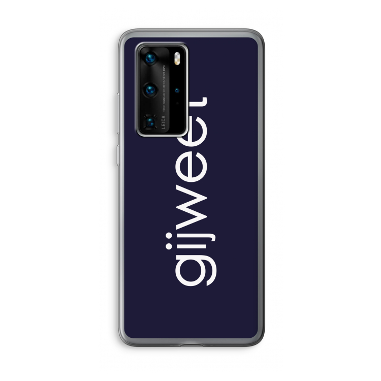 Gijweet: Huawei P40 Pro Transparant Hoesje