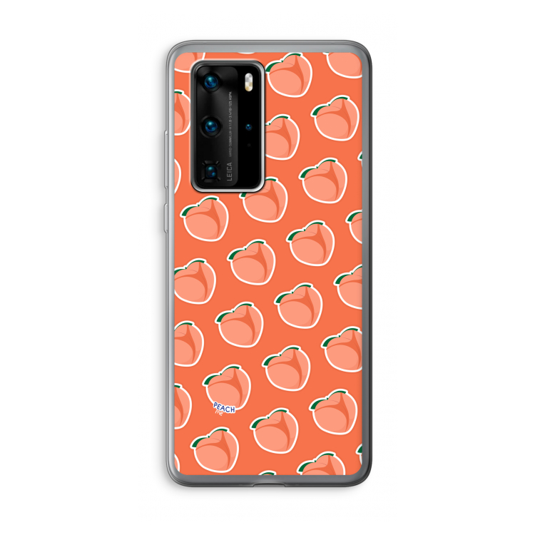Just peachy: Huawei P40 Pro Transparant Hoesje