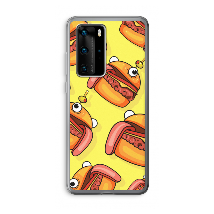 Hamburger: Huawei P40 Pro Transparant Hoesje