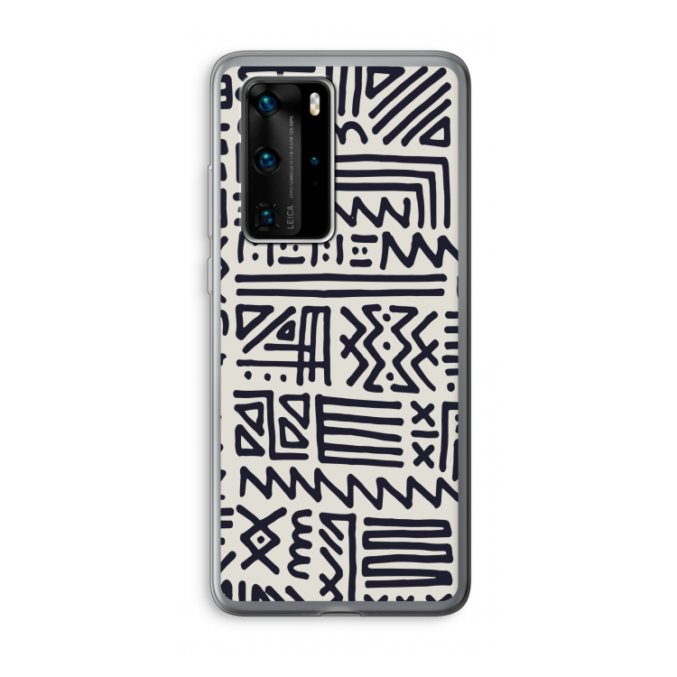 Marrakech print: Huawei P40 Pro Transparant Hoesje