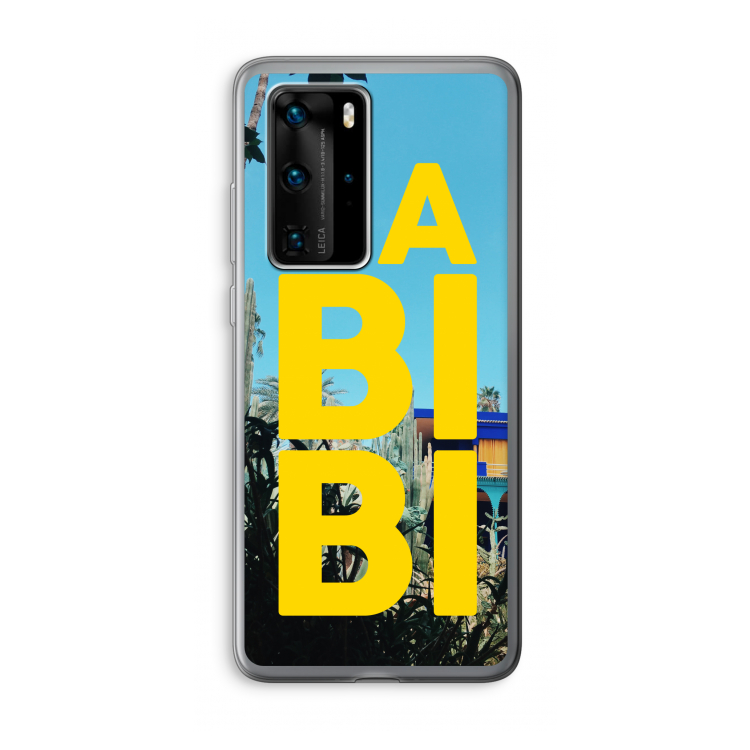 Habibi Majorelle : Huawei P40 Pro Transparant Hoesje