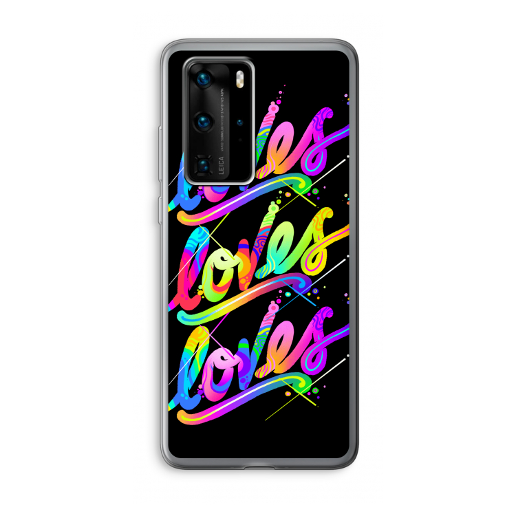 Loves: Huawei P40 Pro Transparant Hoesje