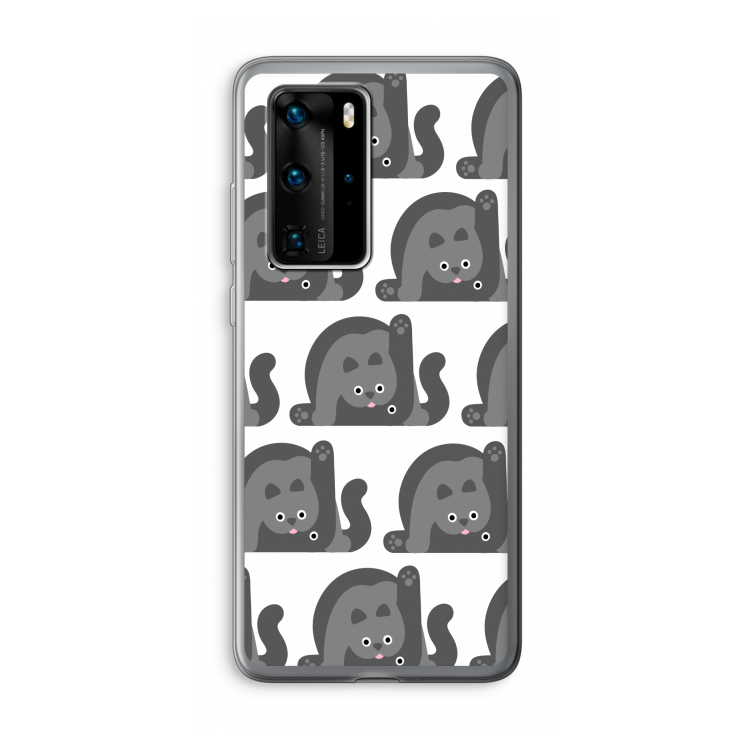 Cats: Huawei P40 Pro Transparant Hoesje
