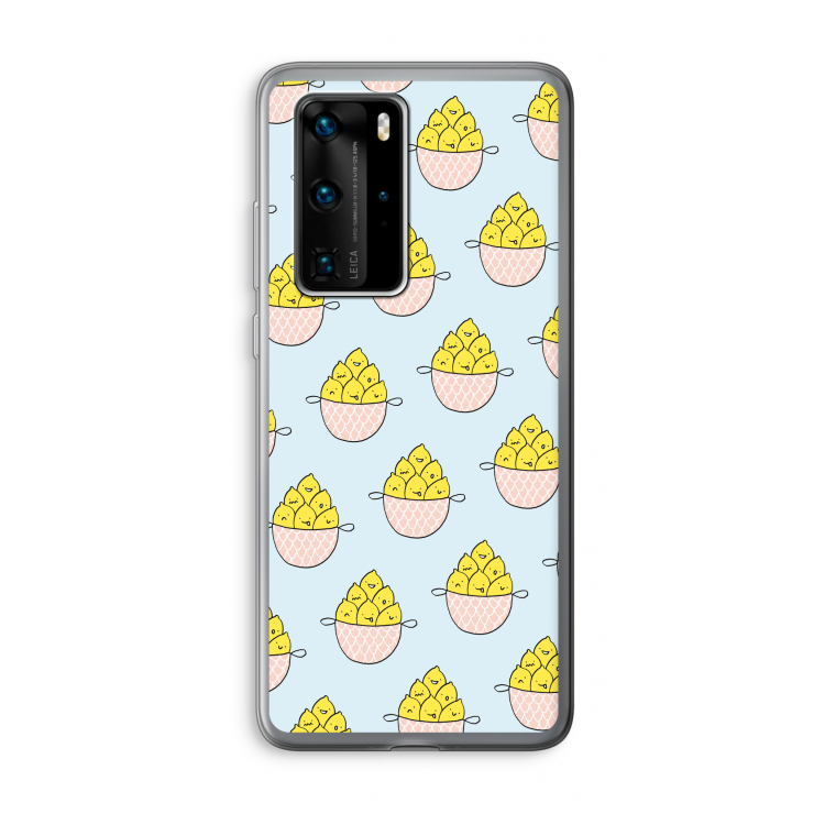 Citroenen: Huawei P40 Pro Transparant Hoesje
