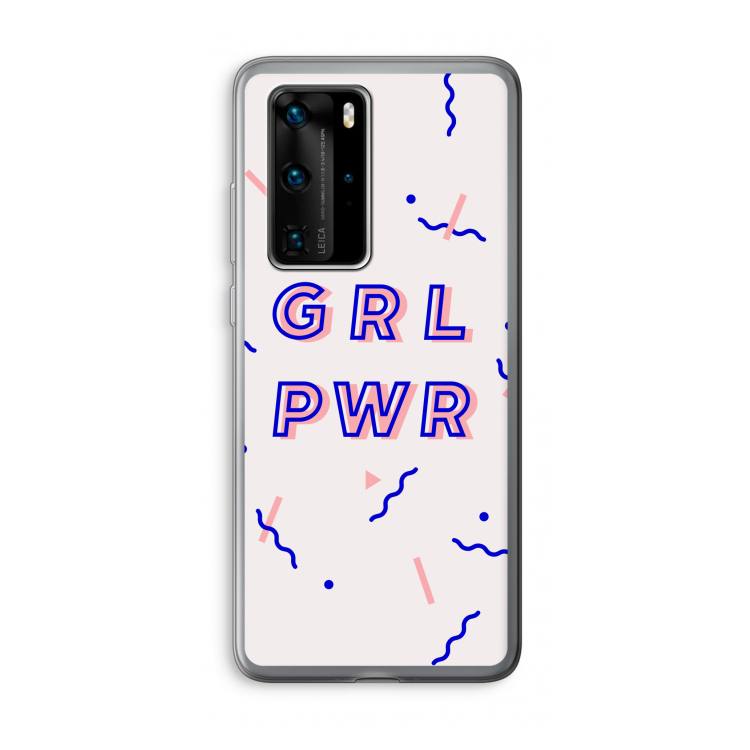 GRL PWR: Huawei P40 Pro Transparant Hoesje