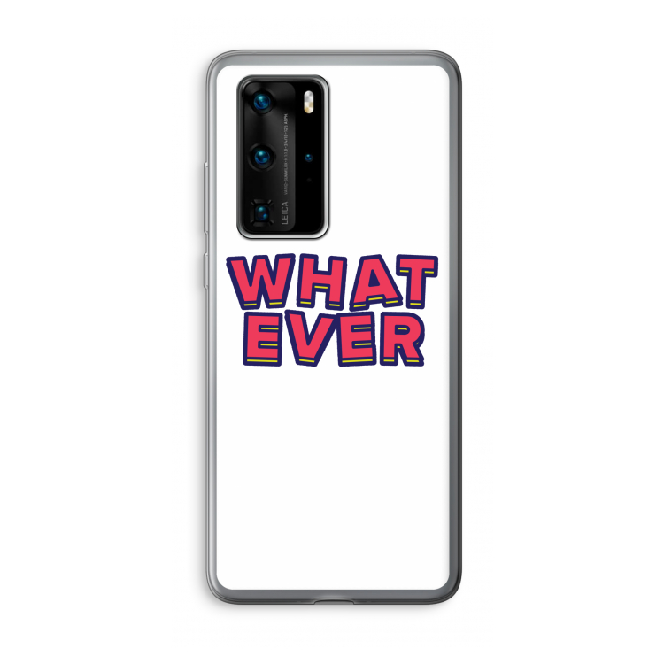 Whatever: Huawei P40 Pro Transparant Hoesje