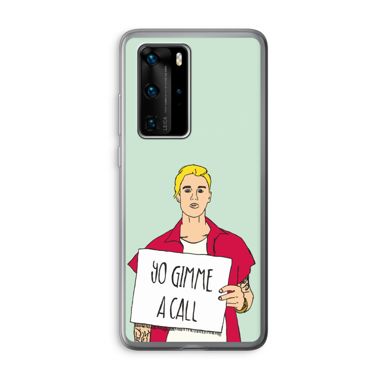Gimme a call: Huawei P40 Pro Transparant Hoesje