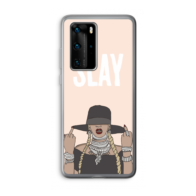 Slay All Day: Huawei P40 Pro Transparant Hoesje