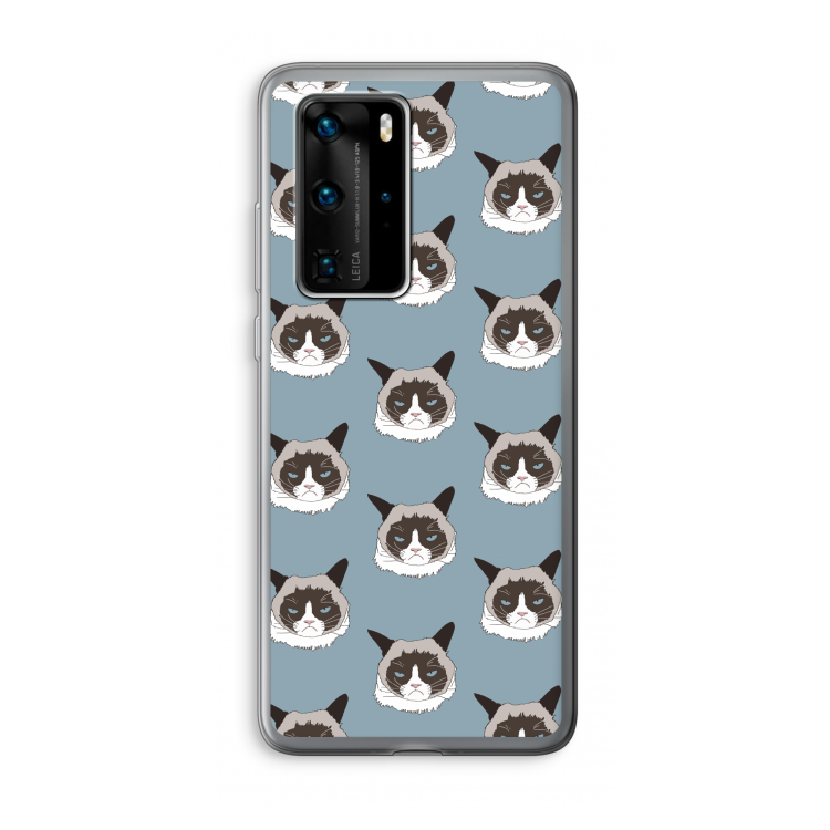 It's a Purrr Case: Huawei P40 Pro Transparant Hoesje