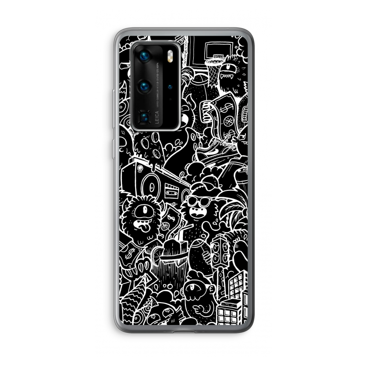 Vexx Black City : Huawei P40 Pro Transparant Hoesje