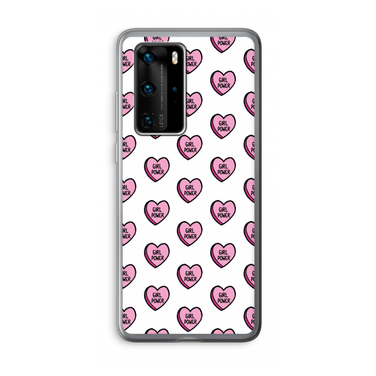 GIRL POWER: Huawei P40 Pro Transparant Hoesje