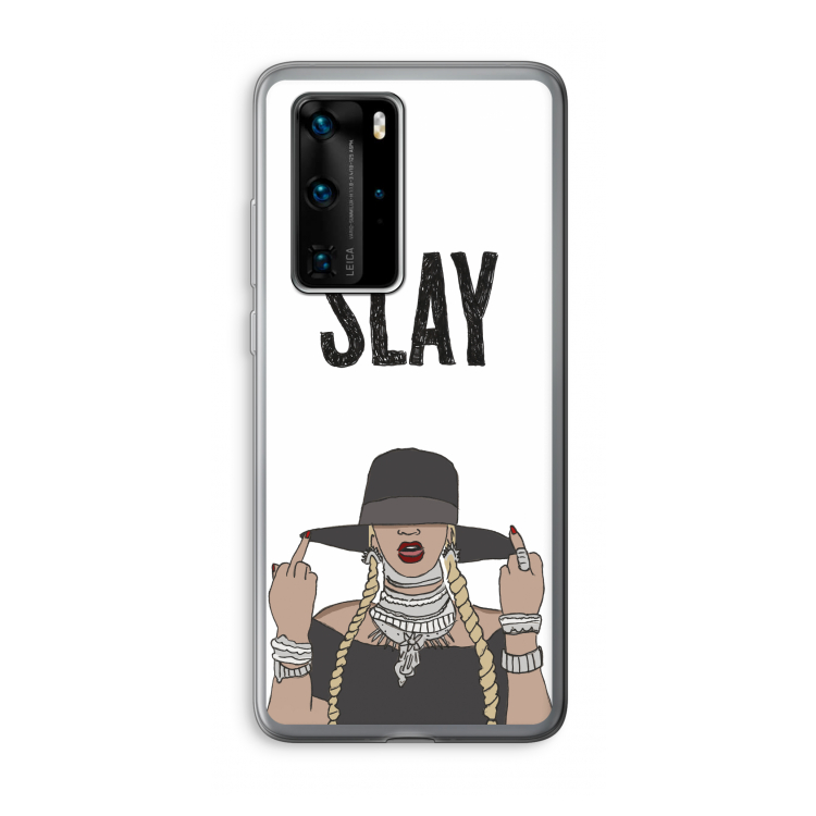 Slay All Day: Huawei P40 Pro Transparant Hoesje