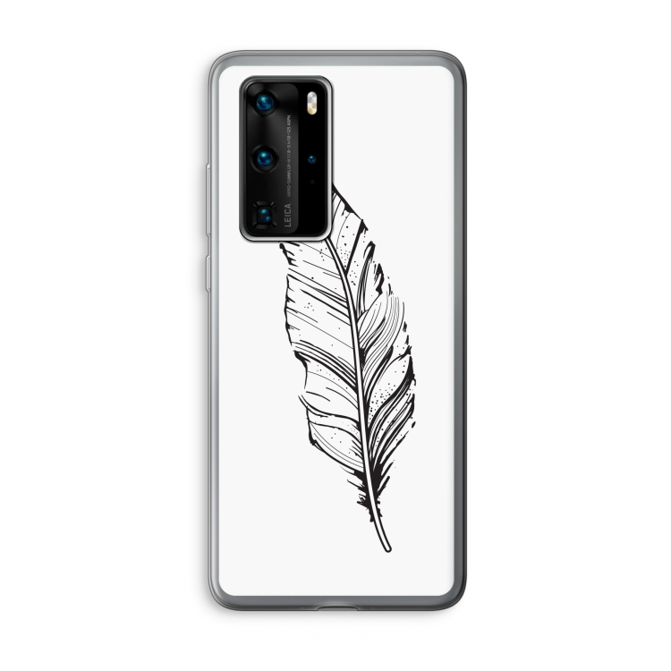 Pluim: Huawei P40 Pro Transparant Hoesje