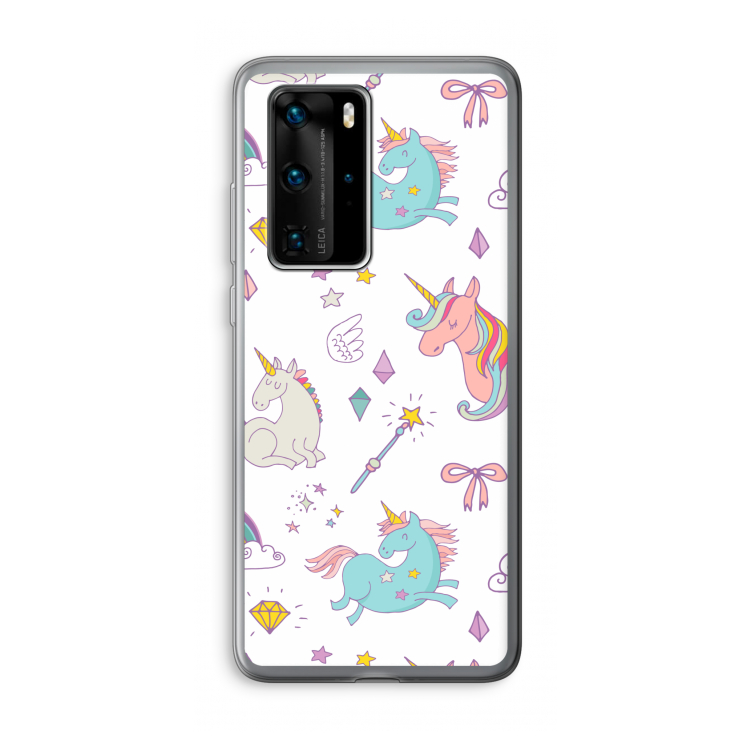 Fantasiewereld: Huawei P40 Pro Transparant Hoesje