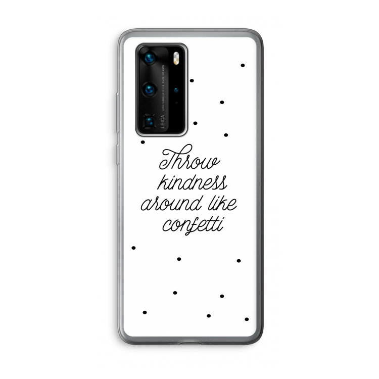 Confetti: Huawei P40 Pro Transparant Hoesje