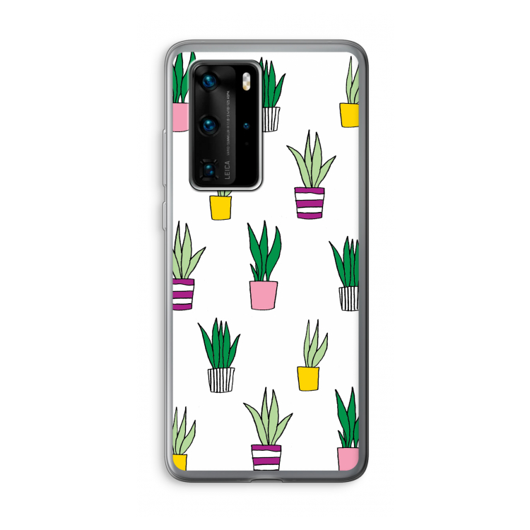 Sanseveria: Huawei P40 Pro Transparant Hoesje