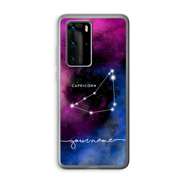 Sterrenbeeld - Donker: Huawei P40 Pro Transparant Hoesje