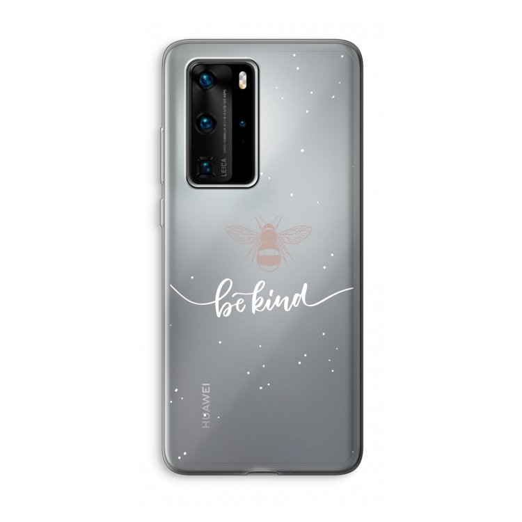 Be(e) kind: Huawei P40 Pro Transparant Hoesje