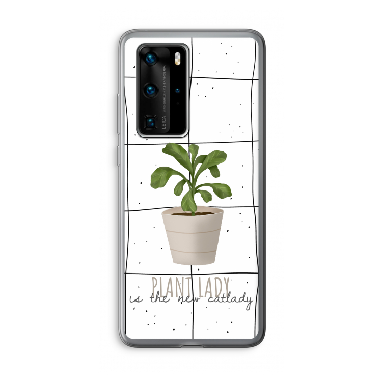 Kamerplant op vensterruit: Huawei P40 Pro Transparant Hoesje