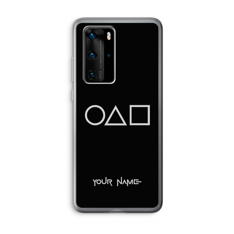 Squid Game: Huawei P40 Pro Transparant Hoesje