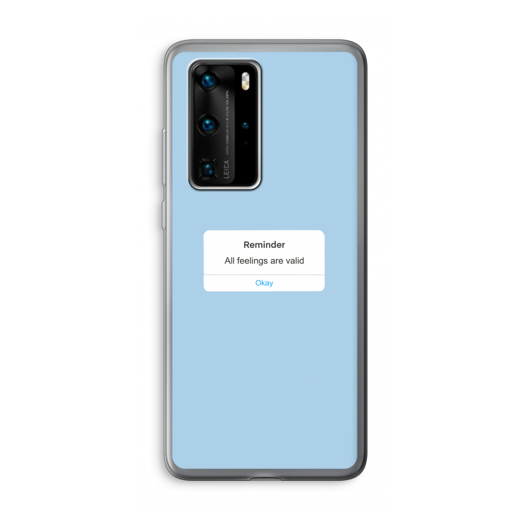 Reminder: Huawei P40 Pro Transparant Hoesje