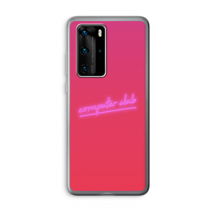 Vice Glow: Huawei P40 Pro Transparant Hoesje