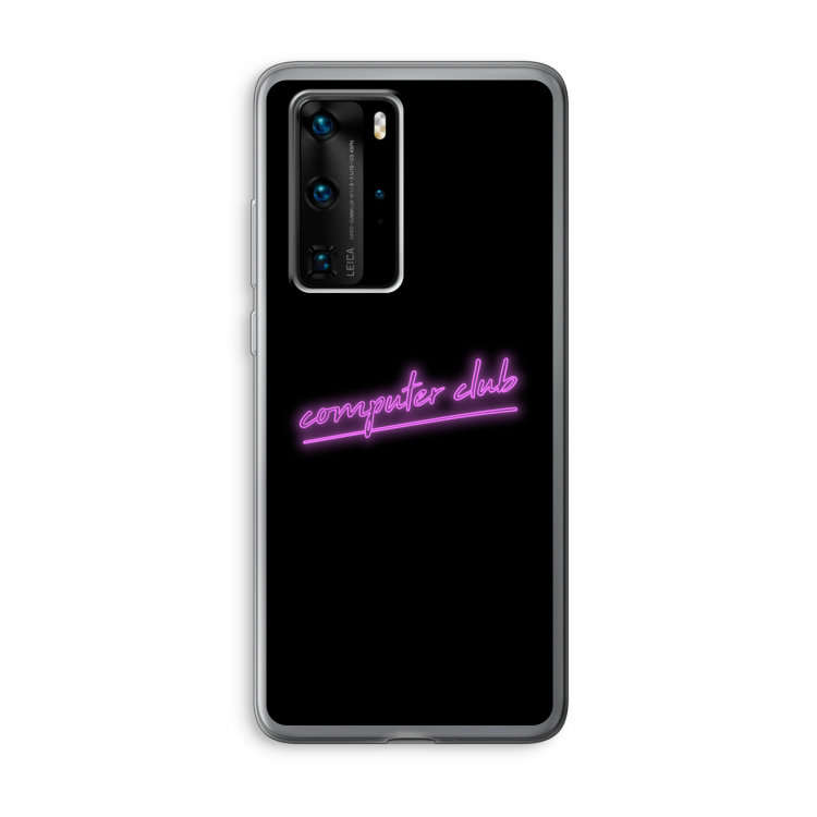 Vice Black: Huawei P40 Pro Transparant Hoesje